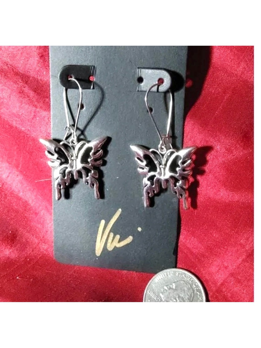 Jagged Butterfly Earrings